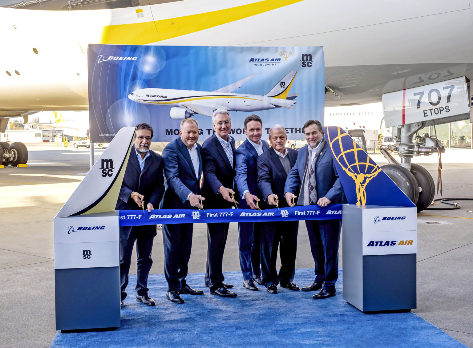 Atlas Air Celebrates Delivery Of First Of Four New Boeing 777 200